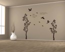 2 Loving Tree Wall Decal Vinyl Tree Art Stickers